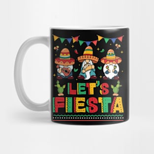 Lets Fiesta Cinco De Mayo Mexican Trio Gnomes Mug